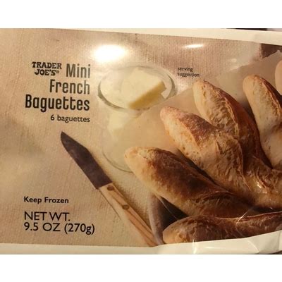 mini baguette nutrition information